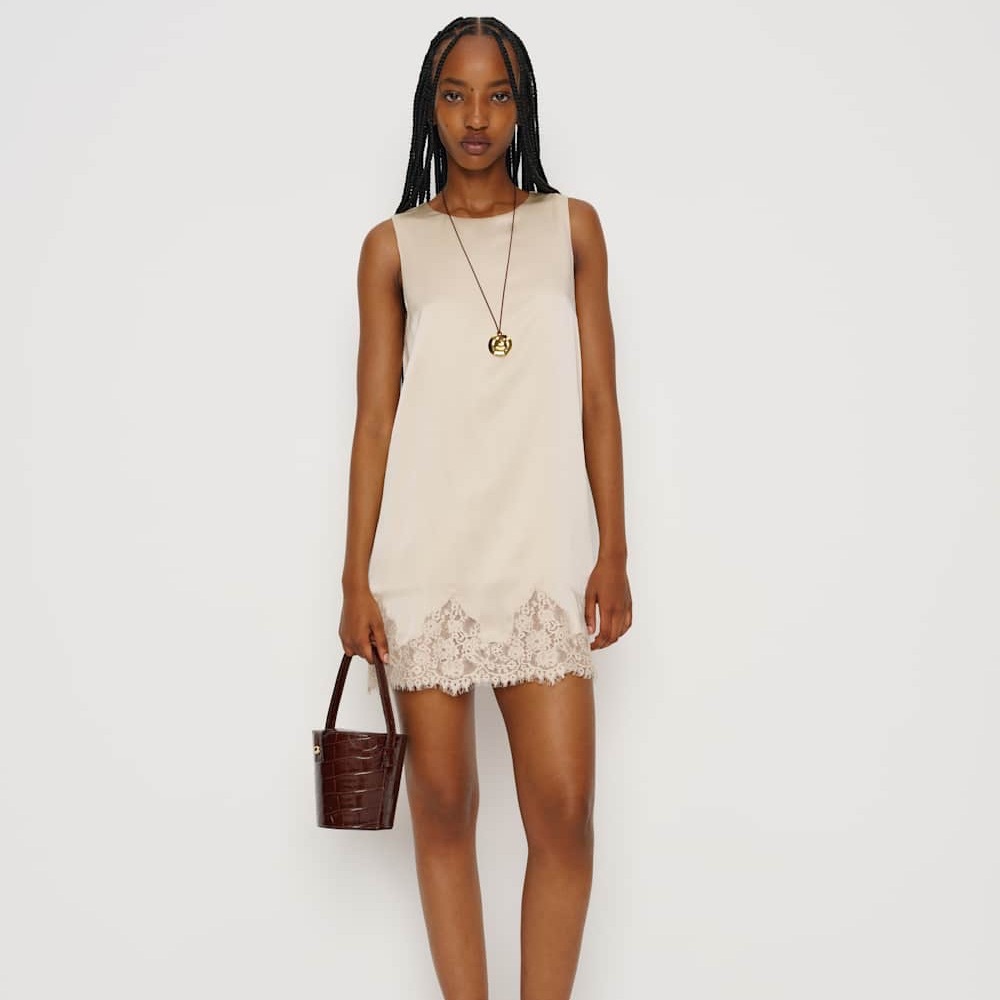 Reformation Jessalyn Silk Dress